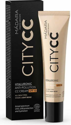 WEBHIDDENBRAND CC krema SPF 15 Light Citycc (Hyaluronic Anti-Pollution Cc Cream) 40 ml