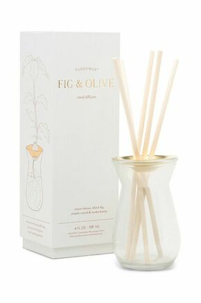 Paddywax razpršilec za dišave Fig &amp; Olive 118 ml - pisana. Razpršilec za dišave iz kolekcije Paddywax. Model izdelan iz stekla in bambusovega lesa.