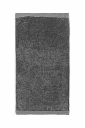 Majhna bombažna brisača Kenzo Iconic Gris 45x70?cm - siva. Majhna bombažna brisača iz kolekcije Kenzo. Model izdelan iz tekstilnega materiala.