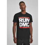 Mister Tee Majica 'Run DMC' rdeča / črna / bela 3518520