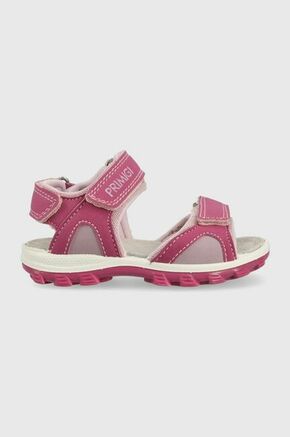 Otroški sandali Primigi vijolična barva - vijolična. Otroški sandali iz kolekcije Primigi. Model izdelan iz kombinacije sintetičnega in tekstilnega materiala. Lahek in udoben model