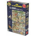 Jumbo Puzzle Safari in Storm 2x1000 kosov