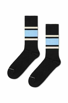 Nogavice Happy Socks Simple Stripe Sneaker Sock - pisana. Nogavice iz kolekcije Happy Socks. Model izdelan iz elastičnega