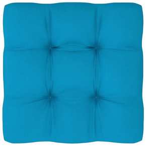 VidaXL Blazina za kavč iz palet modra 50x50x12 cm