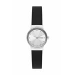 Ura Skagen Freja Lille moška, črna barva, SKW3119 - črna. Ura iz kolekcije Skagen. Model z okroglo številčnico in usnjenim pasom.