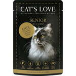 Cat's Love Mokra hrana za mačke "Senior Duck" - 85 g