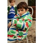 Otroška jakna Mini Rodini - pisana. Otroški jakna iz kolekcije Mini Rodini. Podložen model, izdelan iz vzorčastega materiala. Model s povečano vodoodpornostjo, ki je idealen za slabše vremenske razmere.