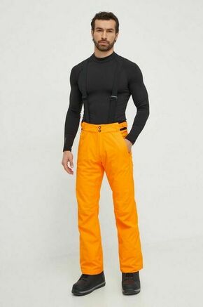 Smučarske hlače Rossignol oranžna barva - oranžna. Smučarske hlače iz kolekcije Rossignol. Model izdelan materiala