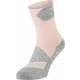 Sealskinz Bircham Waterproof All Weather Ankle Length Sock Rose/Grey Marl L Kolesarske nogavice