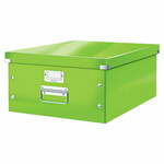 Zelena škatla za shranjevanje Leitz Click&amp;Store, dolžina 48 cm