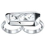 Swarovski Bleščeč dvojni prstan Jean Paul Gaultier 52261 (Obseg 52 mm)