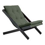 Zložljiv fotelj Karup Design Boogie Black/Olive Green