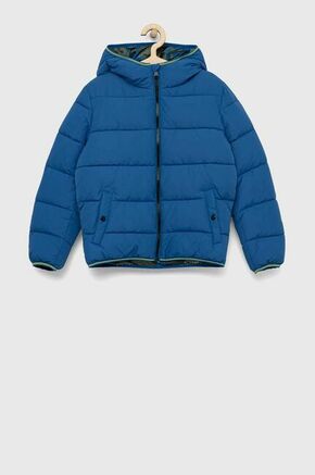 Otroška jakna Geox - modra. Otroški jakna iz kolekcije Geox. Podložen model