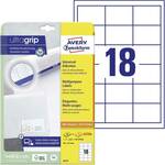 Avery Zweckform univerzalne etikete 6171, 64 x 45 mm, Ultragrip, 450 + 90 brezplačnih etiket/zavitek, A4, za tiskanje