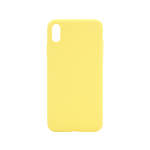 Chameleon Apple iPhone XS Max - Silikonski ovitek (liquid silicone) - Soft - Light Yellow
