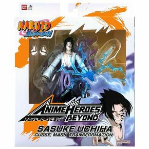 Super junaki naruto shippuden bandai anime heroes beyond: sasuke uchiha 17 cm
