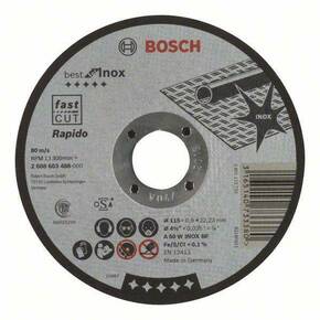 Bosch Ravna rezalna plošča Best for Inox - Rapido