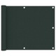Balkonsko platno temno zeleno 75x600 cm oksford blago