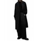 Plašč AllSaints WO016Z MABEL COAT ženski, črna barva - črna. Plašč iz kolekcije AllSaints. Prehoden model, izdelan iz gladkega materiala.