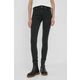 Kavbojke Calvin Klein Jeans ženski, črna barva - črna. Kavbojke iz kolekcije Calvin Klein Jeans skinny kroja, z visokim pasom. Model izdelan iz udobnega denima. Prilagodljiv material, ki se prilagaja postavi.