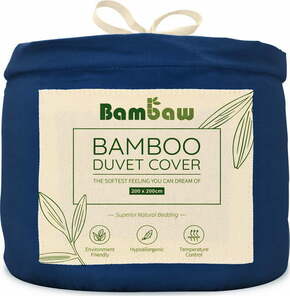 Bambaw Prevleka za odejo iz bambusa 200x200 cm - Blue Navy