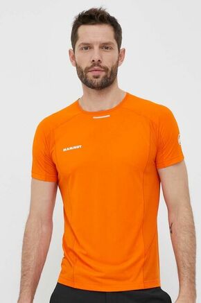 Funkcionalna kratka majica Mammut Aenergy FL oranžna barva - oranžna. Funkcionalna kratka majica iz kolekcije Mammut. Model izdelan iz hitro sušečega materiala z antibakterijskim premazom.