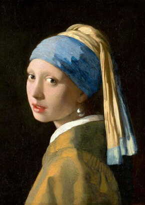 ENJOY Puzzle Johannes Vermeer: Dekle z biserom 1000 kosov