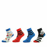 Set 3 parov otroških visokih nogavic adidas Mickey Mouse Crew Socks 3 Pairs IB6776 Pisana