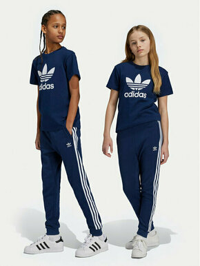 Adidas Spodnji del trenirke Trefoil IY7486 Mornarsko modra Regular Fit