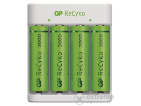 GP Eco E411 polnilec baterij + ReCyko 2000 polnilne baterije