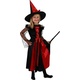 Otroški kostum čarovnica črno-rdeča s klobukom (S) e-pakiranje