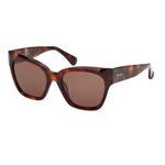 Max Mara MM0204 52E ONE SIZE (54) Havana/Rjava