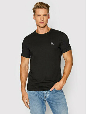 Calvin Klein Jeans Majica Tee Shirt Essential J30J314544 Črna Slim Fit