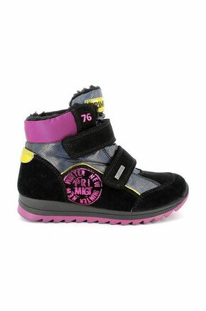 Otroški zimski škornji Primigi vijolična barva - vijolična. Zimski čevlji iz kolekcije Primigi. Podloženi model izdelan iz kombinacije semiš usnja in tekstilnega materiala.