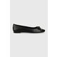 Usnjene balerinke MICHAEL Michael Kors Nori črna barva, 40F3NRFP1L - črna. Balerinke iz kolekcije MICHAEL Michael Kors, izdelane iz naravnega usnja. Model z mehkim, oblikovanim vložkom zagotavlja udobje.