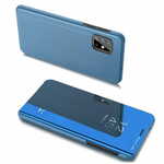 MG Clear View knjižni ovitek za Samsung Galaxy A20s, modro