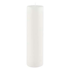 Bela sveča Ego Dekor Cylinder Pure