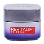 L´Oréal Paris Revitalift Filler HA nočna krema za obraz za vse tipe kože 50 ml poškodovana škatla za ženske