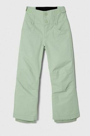 Otroške smučarske hlače Roxy DIVERSION GIRL SNPT zelena barva - zelena. Otroške smučarske hlače iz kolekcije Roxy. Model izdelan iz vodoodpornega materiala.