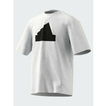 adidas Majica Future Icons Logo Piqué T-Shirt IK9328 Bela Loose Fit
