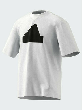 Adidas Majica Future Icons Logo Piqué T-Shirt IK9328 Bela Loose Fit