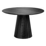 Črna miza Kave Home Irune, ⌀ 120 cm