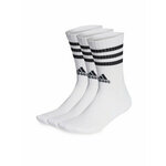 adidas Visoke nogavice Unisex 3-Stripes Cushioned Crew Socks 3 Pairs HT3458 Bela