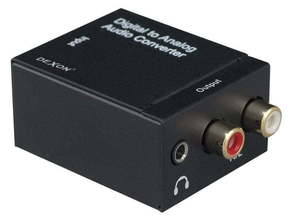 DEXON koaksialni S / PDIF pretvornik + TOS-Link / RCA audio NS 71