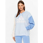adidas Jopa Essentials Big Logo Oversized French Terry Hoodie IC9870 Modra Loose Fit