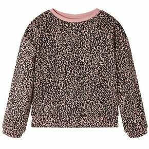 VidaXL Otroški pulover srednje roza 128