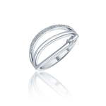 JVD Eleganten srebrn prstan s cirkoni SVLR0393XH2BI (Obseg 52 mm) srebro 925/1000