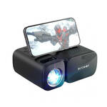 Blitzwolf blitzwolf bw-v3 mini led projektor / projektor, wi-fi + bluetooth (črn)