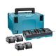 MAKITA Li-ion XGT 40V set 4 kosi BL4040+1 kos DC40RB+1 kos Makpac 191U28-6
