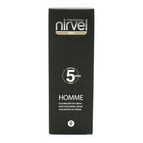 NEW Barva za lase brez amonijaka Men 5 Minutes Nirvel Men 5 Temno siva (30 ml)